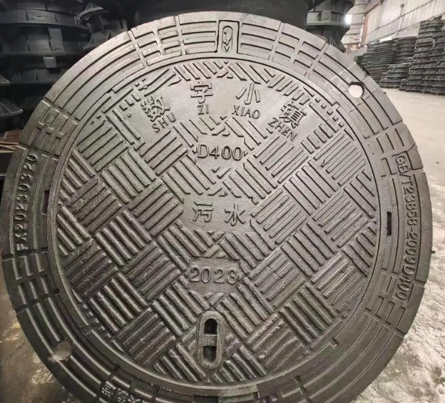 吉阳镇球墨铸铁防沉降井盖展示